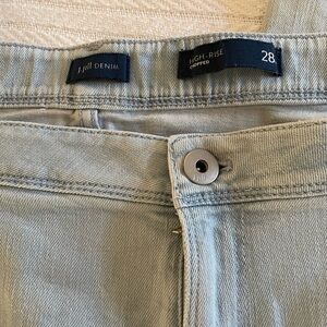 J. Jill Light Blue Jean Capris Plus Size 28W